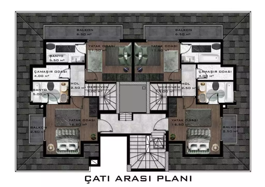 Flat 80m² in Turkey, Avsallar. Priced at 92000€ rent photo-24