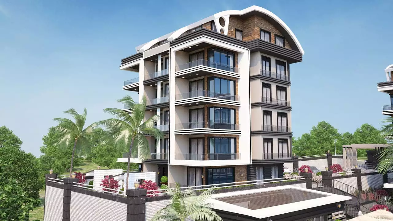 Flat 78m² in Turkey, Kargicak. Priced at 171250€ rent photo-2