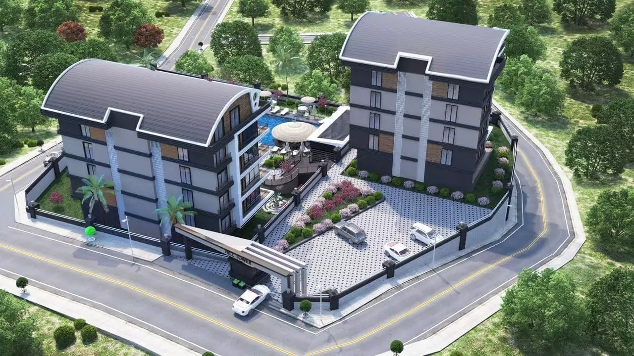 Flat 78m² in Turkey, Kargicak. Priced at 171250€ rent photo-3