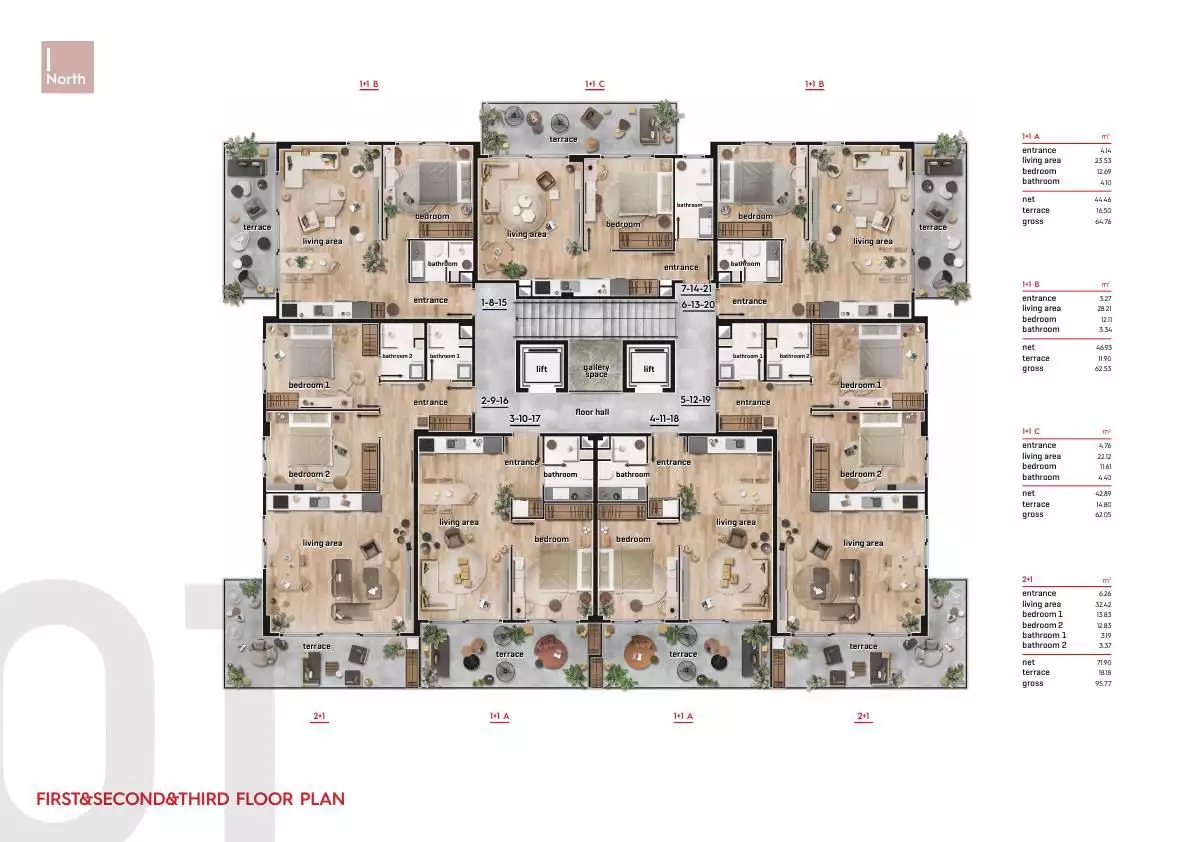 Flat 62m² in Turkey, Avsallar. Priced at 120000€ rent photo-27
