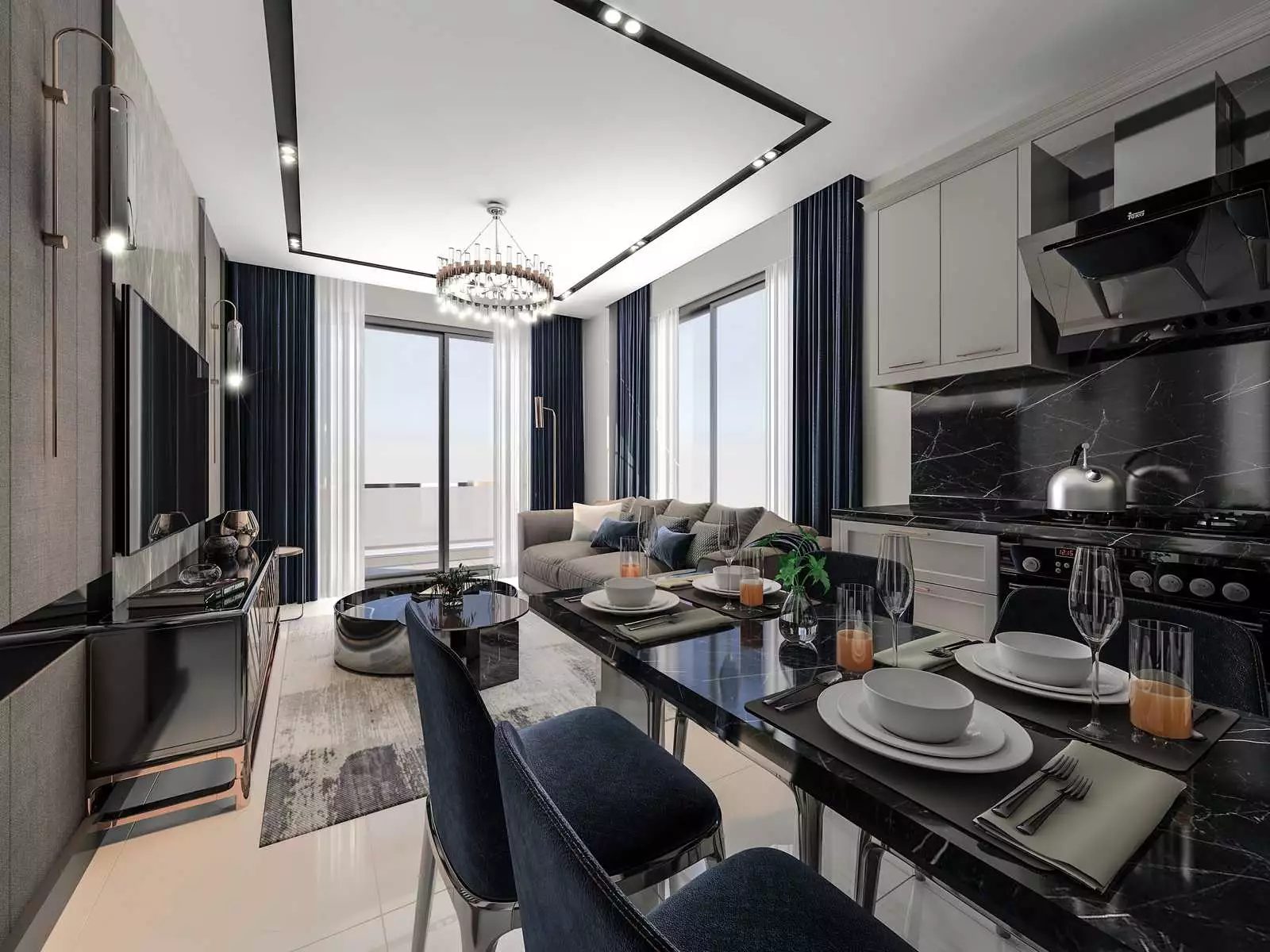 Flat 55m² in Turkey, Konakli. Priced at 99000€ rent photo-17