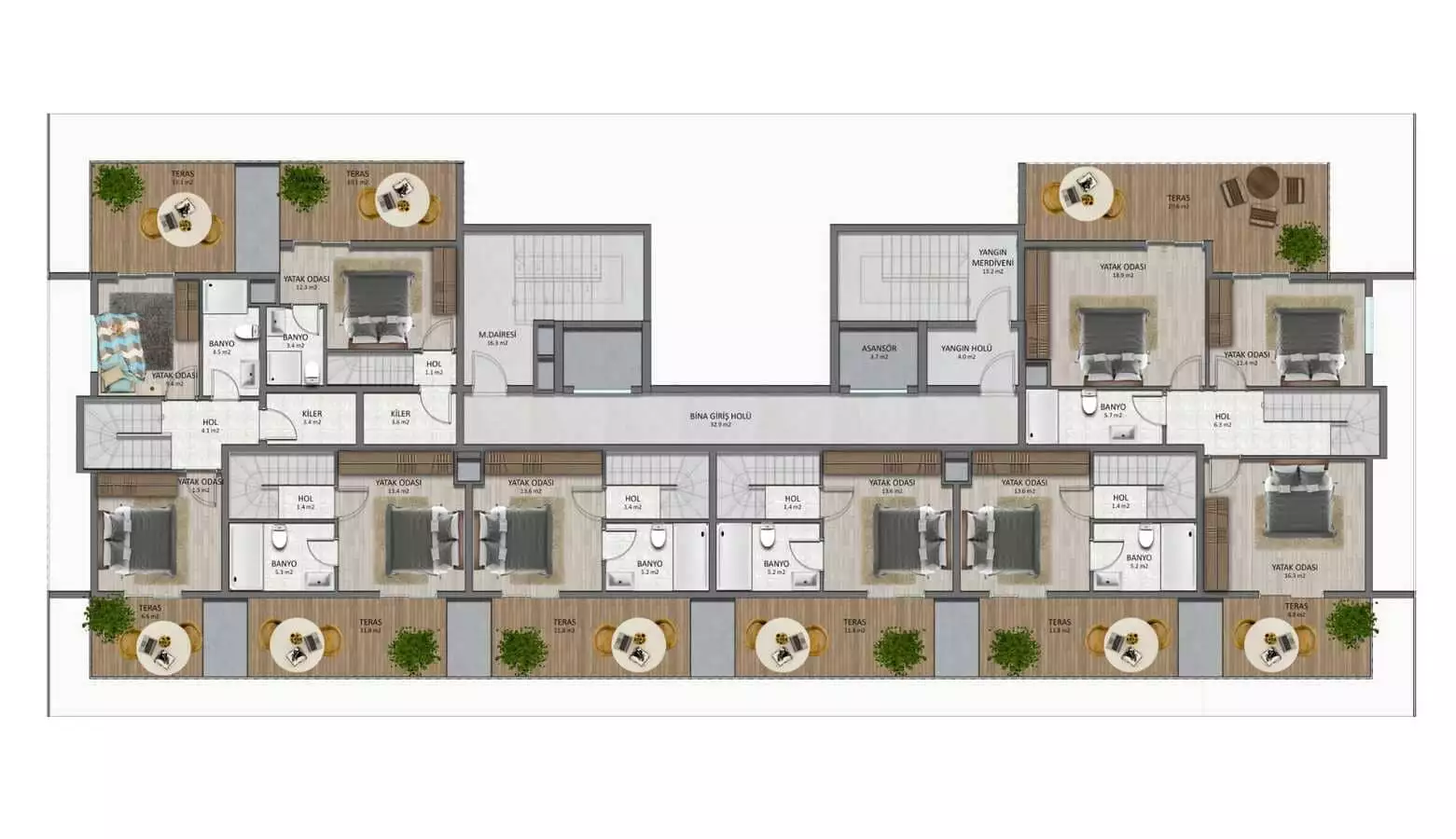Flat 52m² in Turkey, Avsallar. Priced at 105000€ rent photo-26