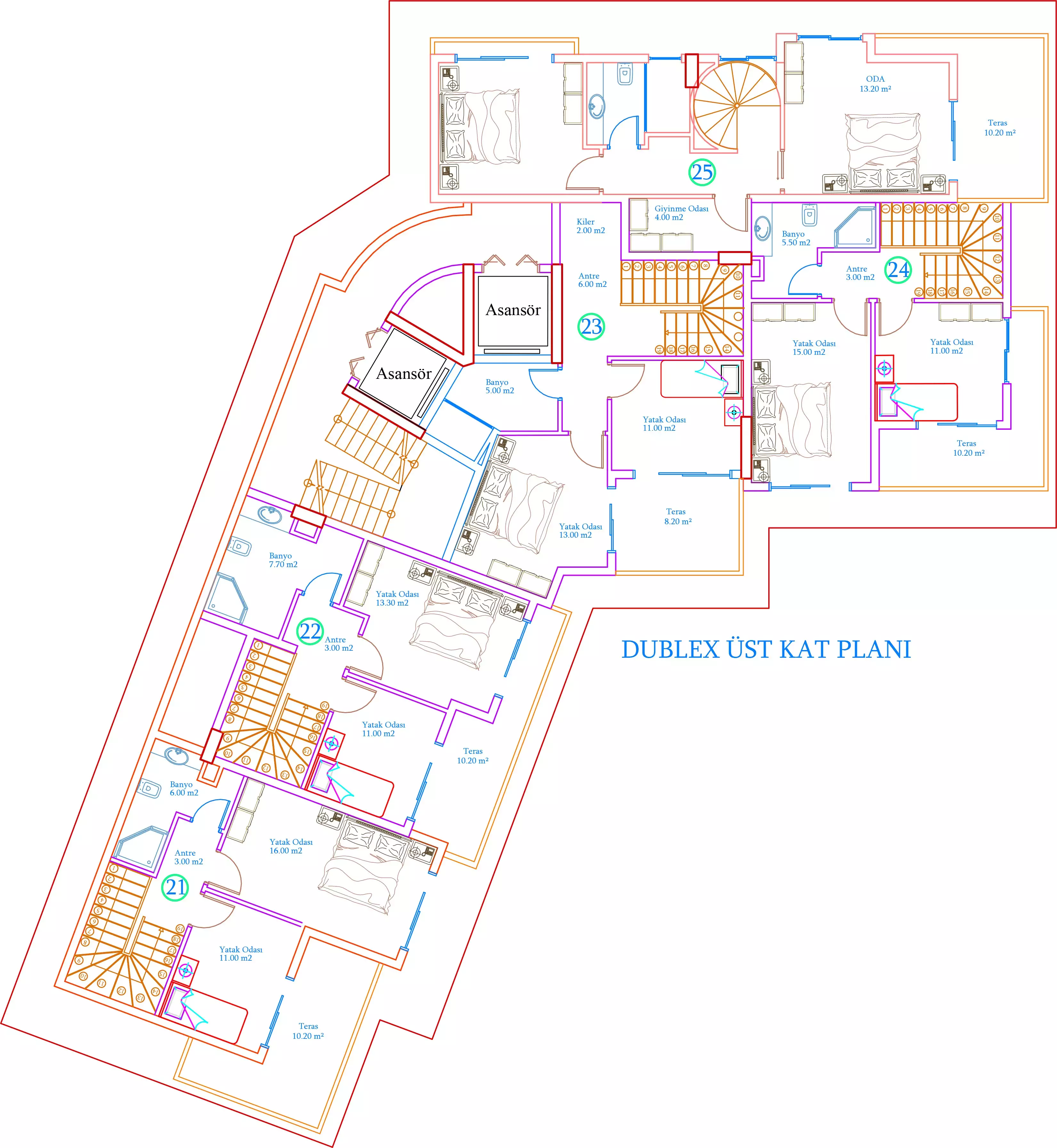 Penthouse 96m² in Turkey, Avsallar. Priced at 175000€ rent photo-8