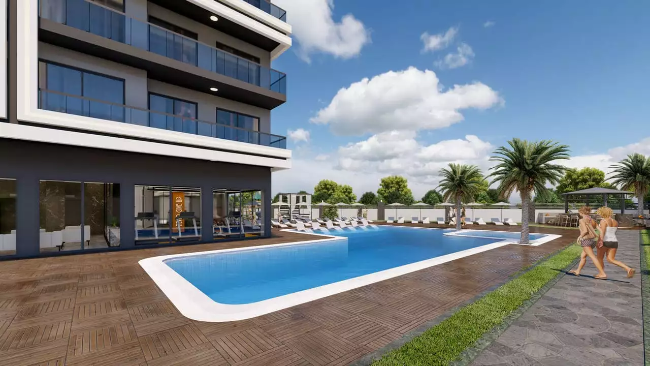 Flat 56m² in Turkey, Avsallar. Priced at 100000€ rent photo-4