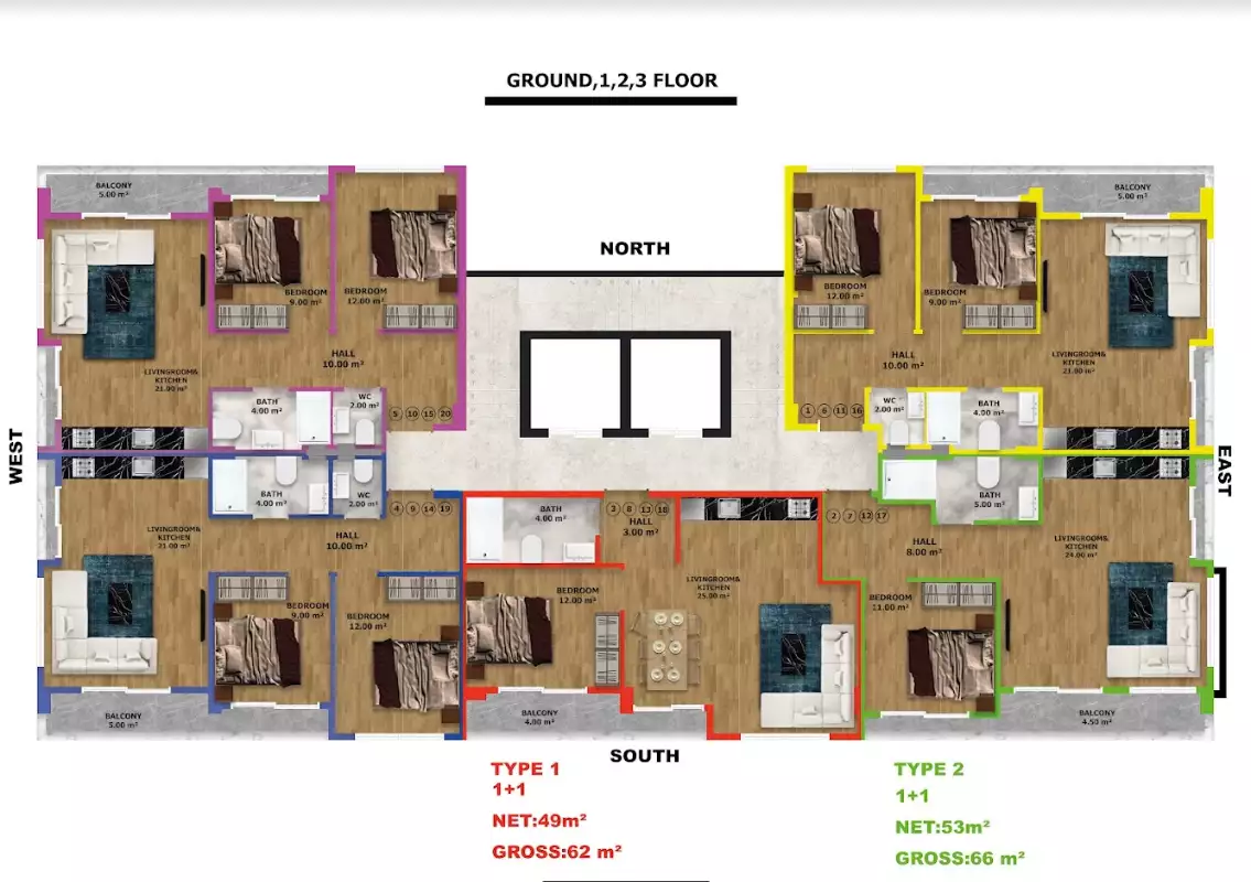 Flat 73m² in Turkey, Alania. Priced at 270000€ rent photo-12