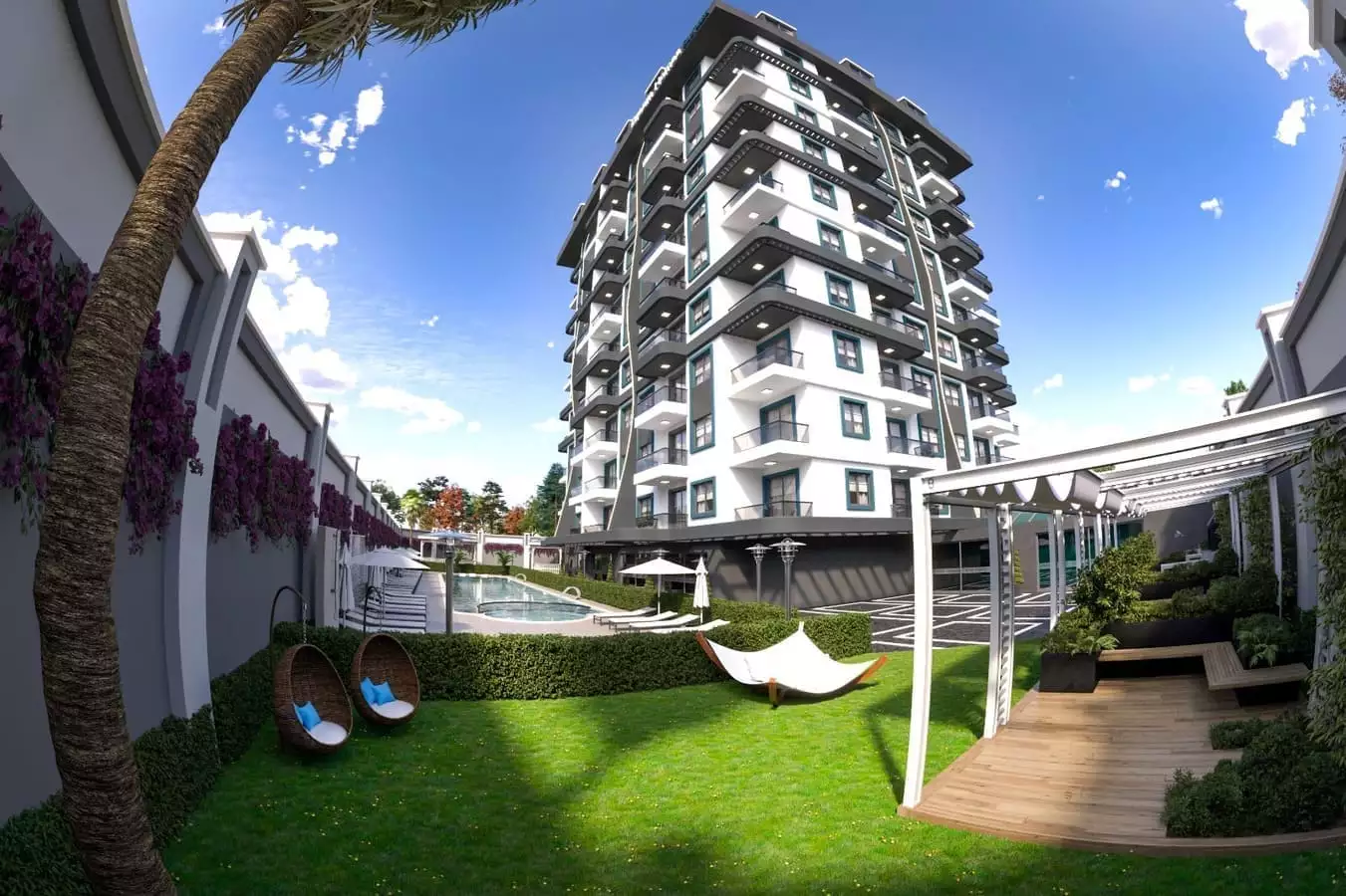 Flat 43m² in Turkey, Gazipasа. Priced at 119000€ rent photo-3