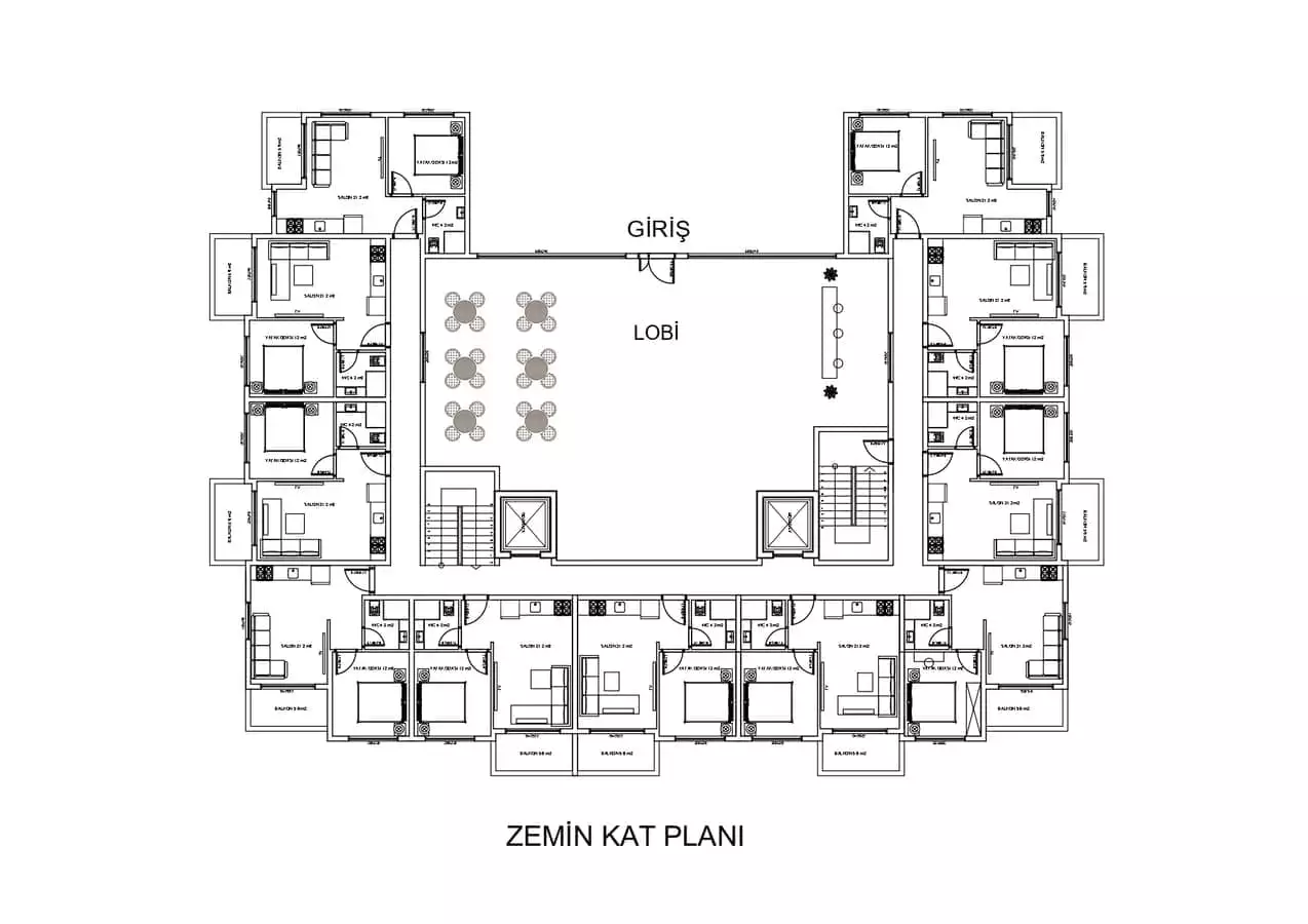 Flat 43m² in Turkey, Gazipasа. Priced at 119000€ rent photo-18
