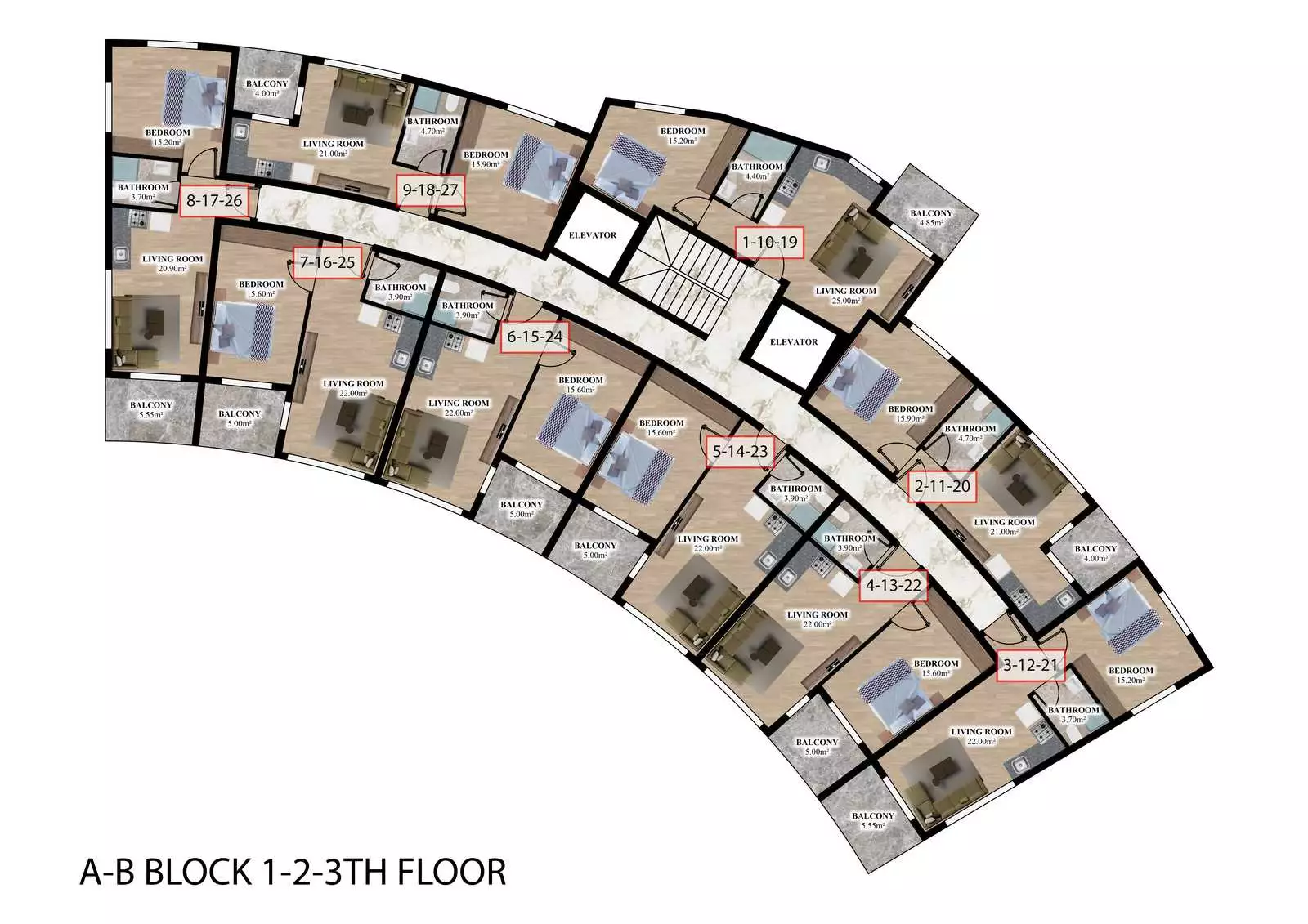 Flat 50m² in Turkey, Konakli. Priced at 117000€ rent photo-12