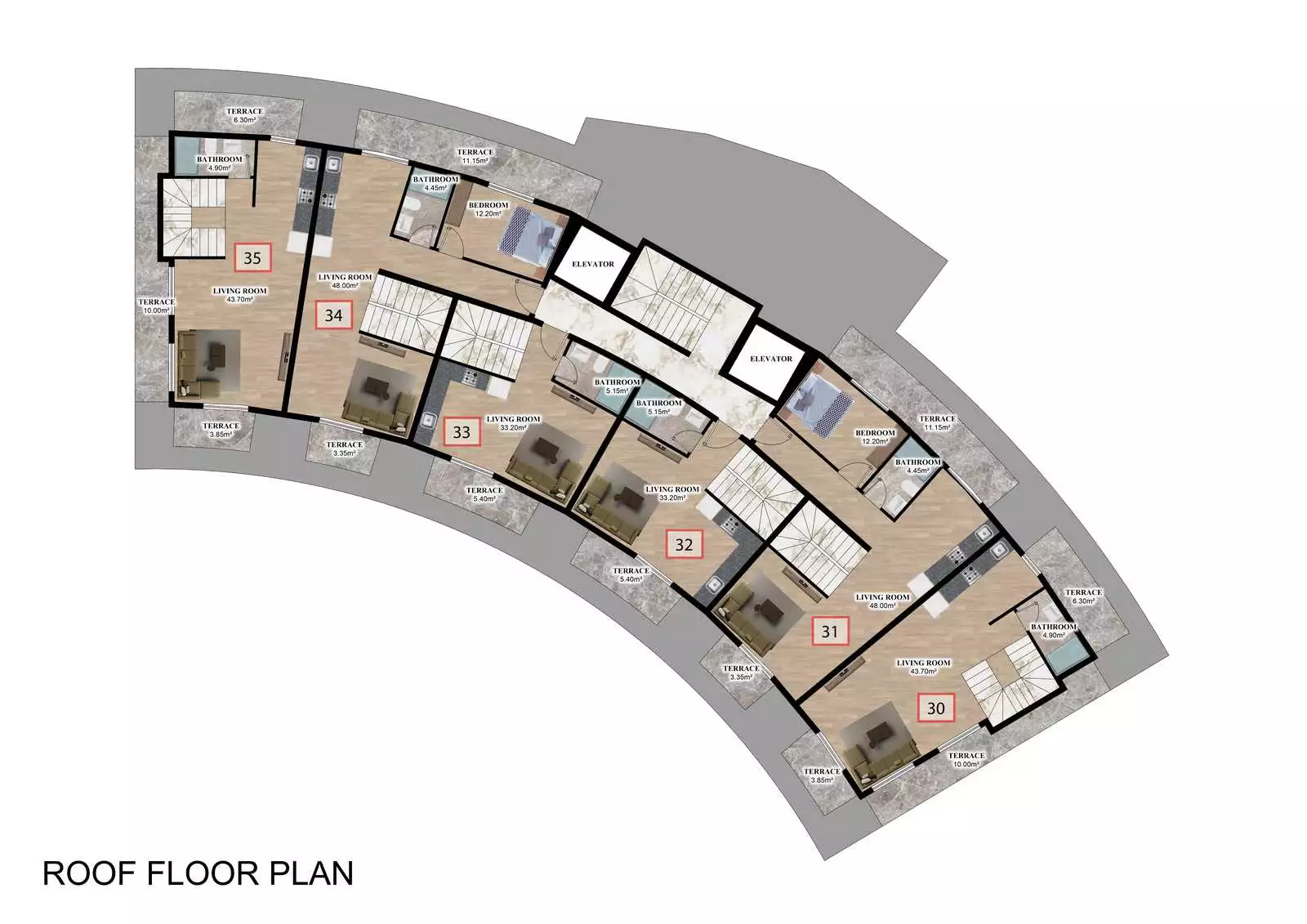 Flat 50m² in Turkey, Konakli. Priced at 117000€ rent photo-14
