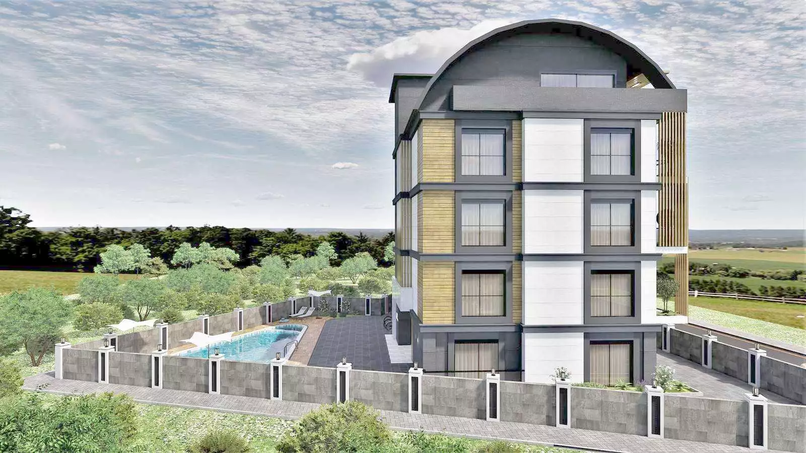 Flat 41m² in Turkey, Gazipasа. Priced at 109000€ rent photo-4