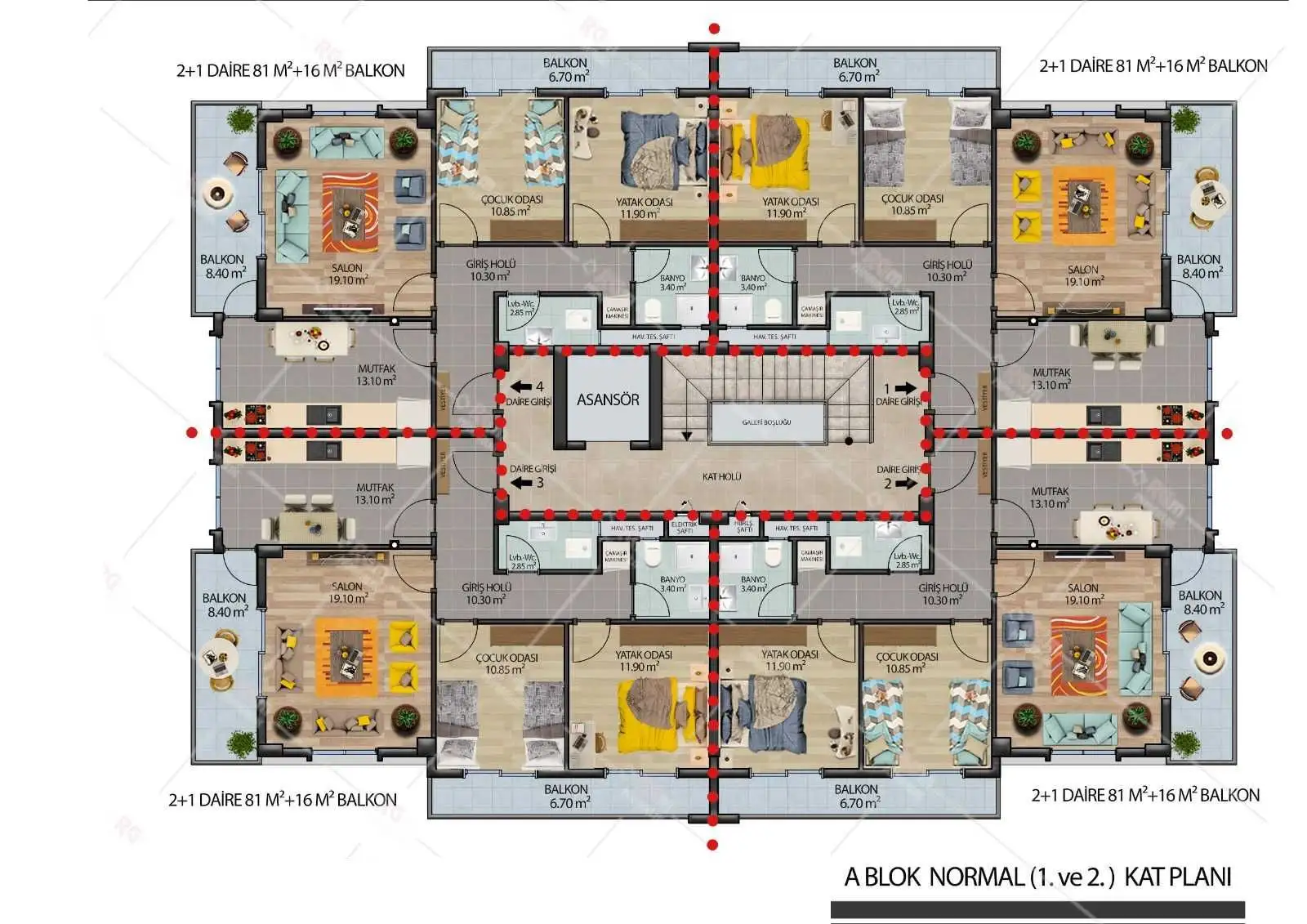 Flat 106m² in Turkey, Konakli. Priced at 170000€ rent photo-25