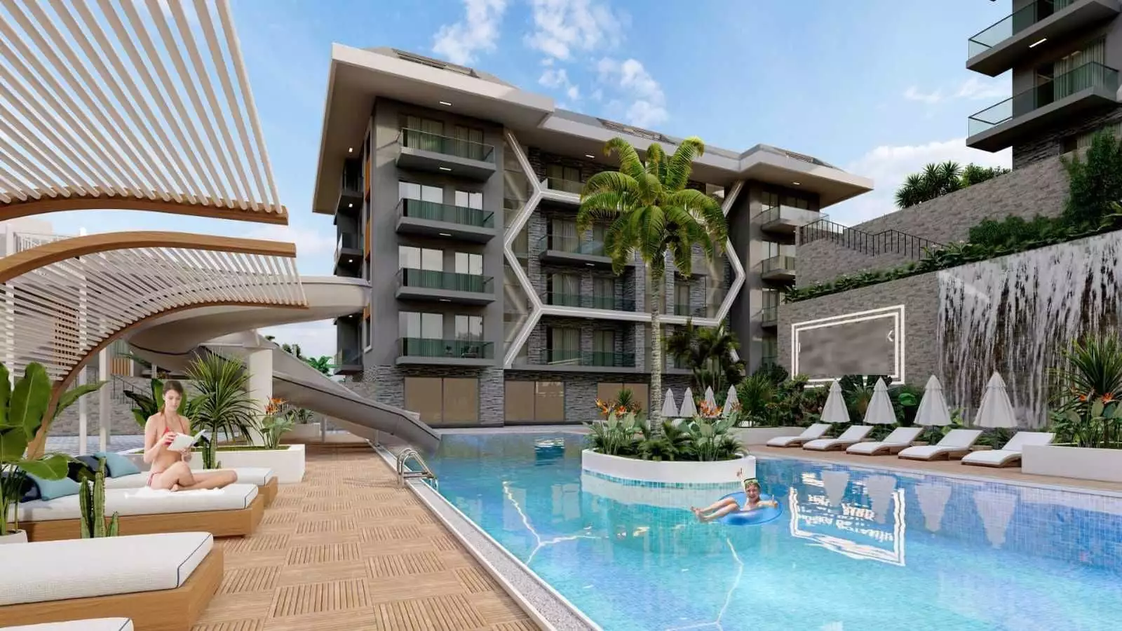 Flat 53m² in Turkey, Konakli. Priced at 125000€ rent photo-12