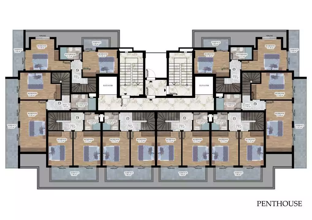 Flat 55m² in Turkey, Konakli. Priced at 136500€ rent photo-13