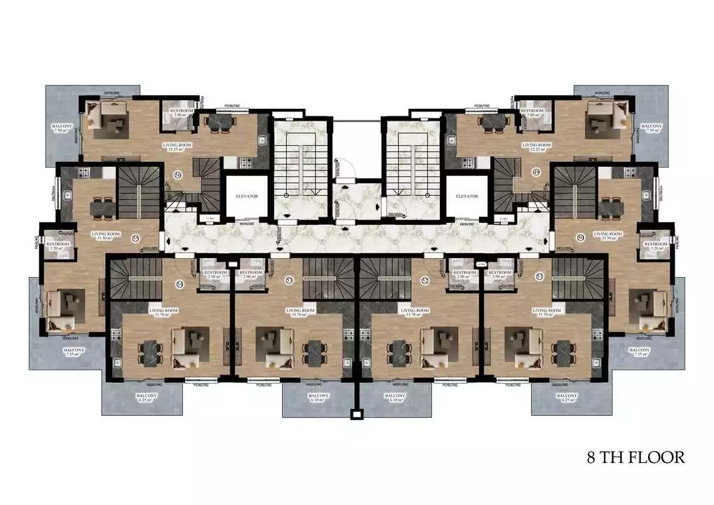 Flat 55m² in Turkey, Konakli. Priced at 136500€ rent photo-14