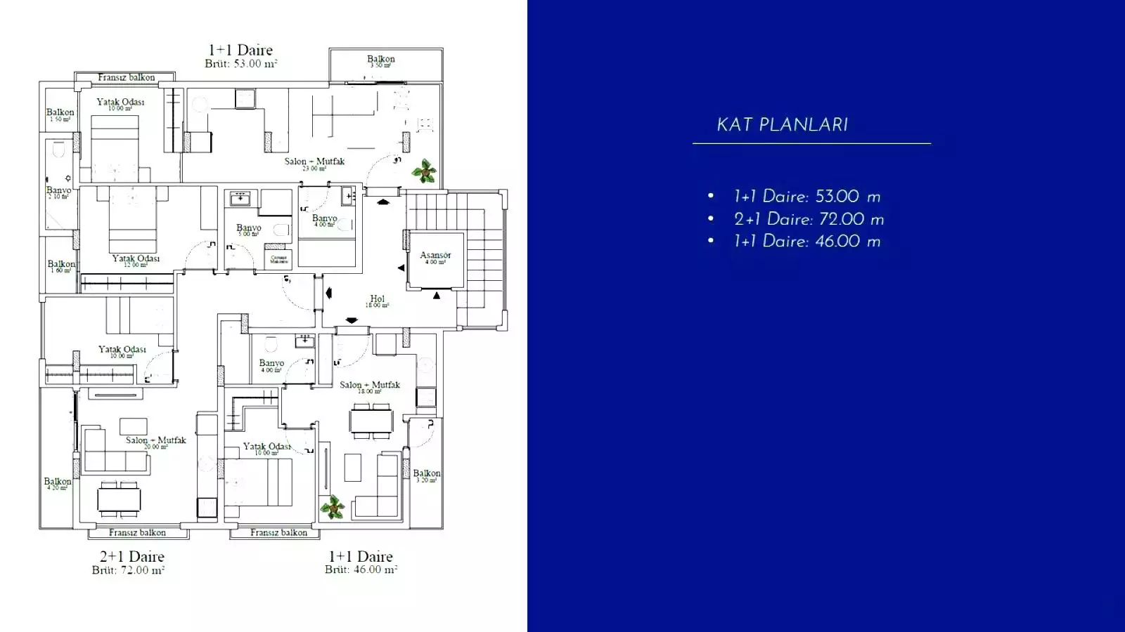 Flat 46m² in Turkey, Alania. Priced at 289000€ rent photo-21