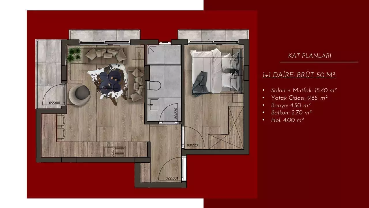 Flat 50m² in Turkey, Alania. Priced at 289000€ rent photo-4