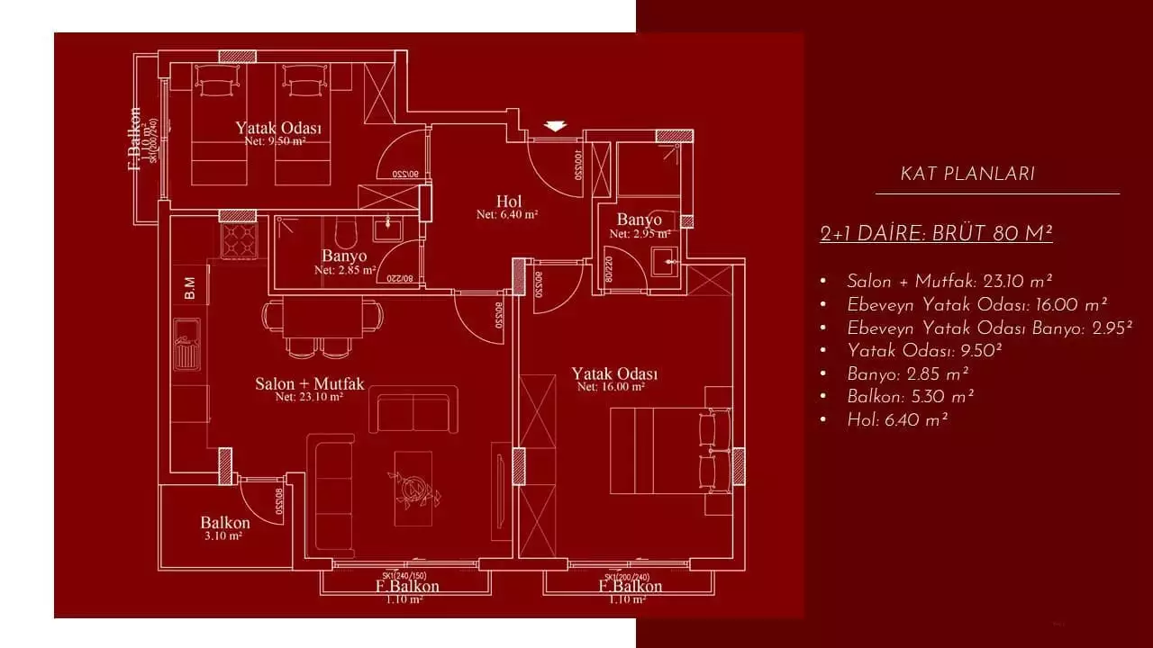 Flat 50m² in Turkey, Alania. Priced at 289000€ rent photo-5