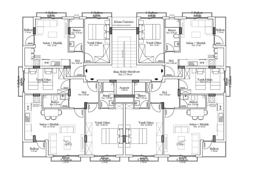 Flat 50m² in Turkey, Alania. Priced at 289000€ rent photo-7