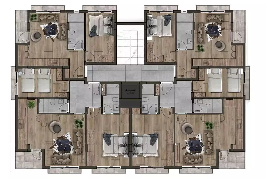 Flat 50m² in Turkey, Alania. Priced at 289000€ rent photo-8