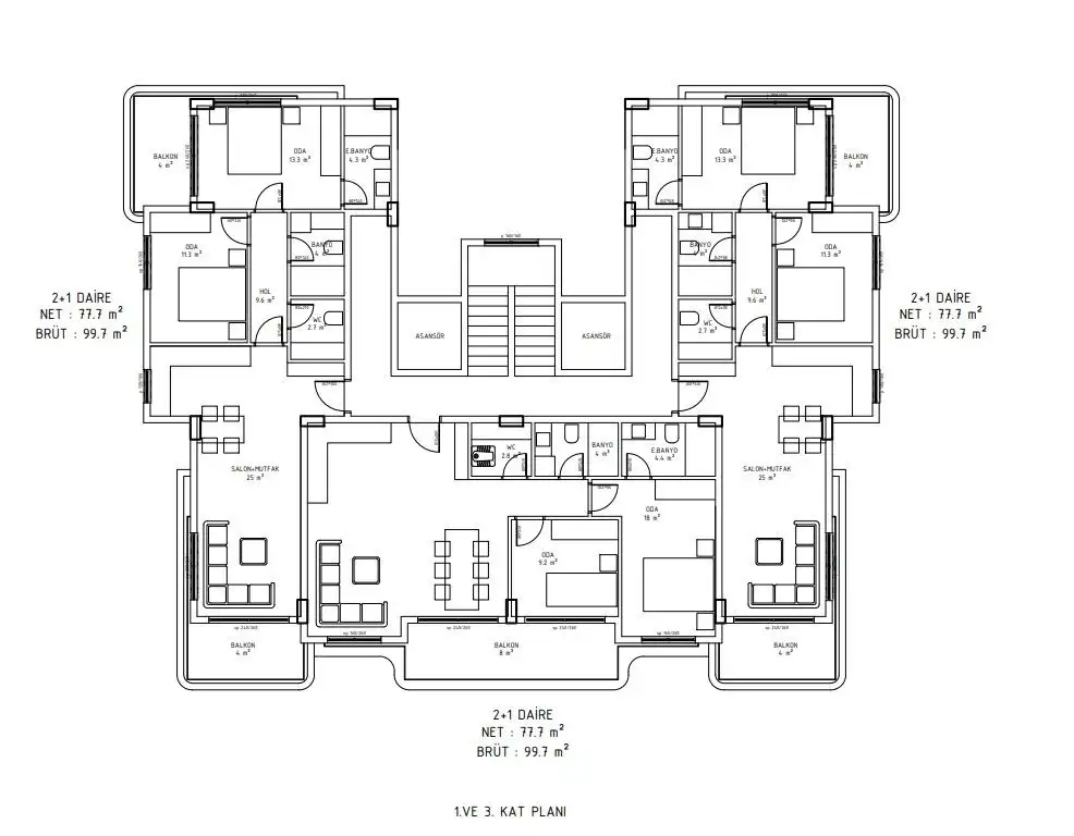 Flat 52m² in Turkey, Demirtas. Priced at 92000€ rent photo-21