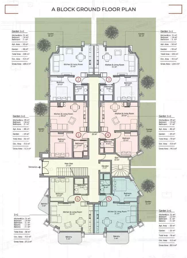 Flat 61m² in Turkey, Mahmutlar. Priced at 265000€ rent photo-5