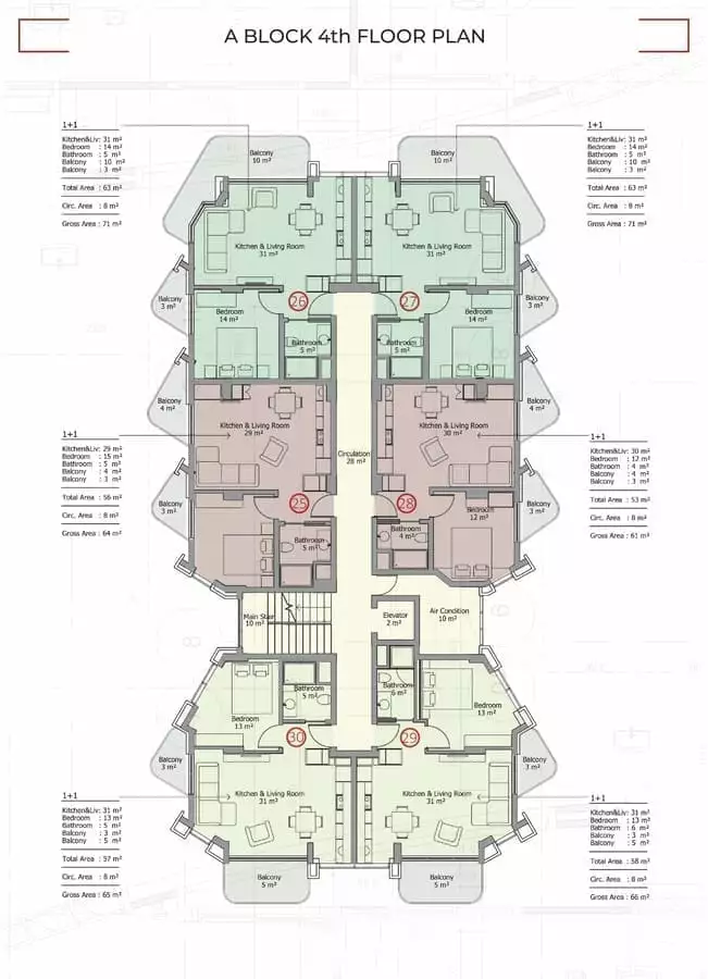 Flat 61m² in Turkey, Mahmutlar. Priced at 265000€ rent photo-10