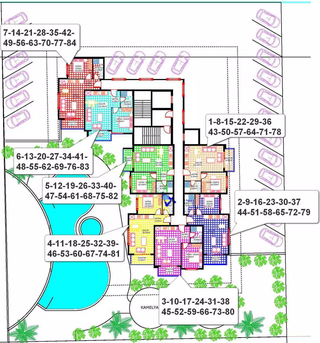 Flat 42m² in Turkey, Mahmutlar. Priced at 122500€ rent photo-25