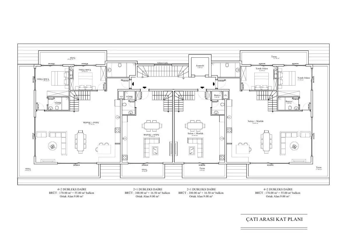 Flat 67m² in Turkey, Alania. Priced at 189500€ rent photo-16
