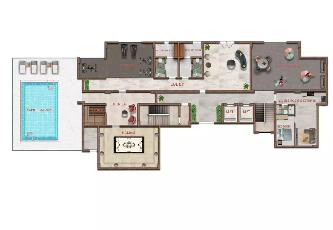 Flat 50m² in Turkey, Demirtas. Priced at 125000€ rent photo-28