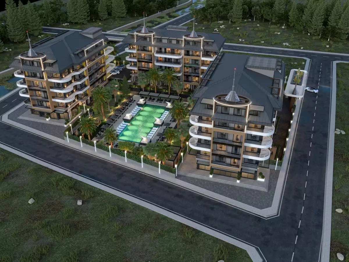 Flat 59m² in Turkey, Kargicak. Priced at 189000€ rent photo-14