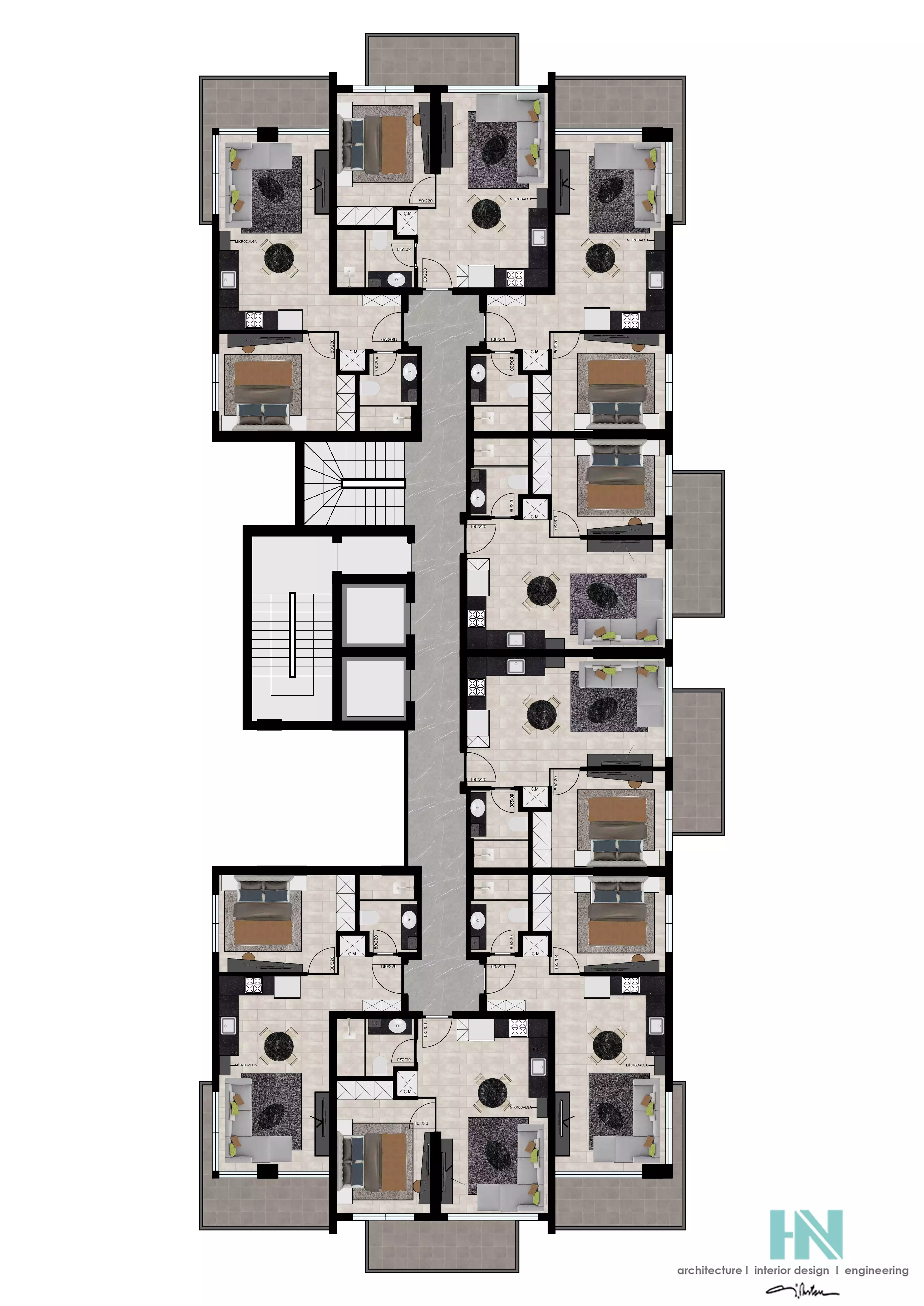 Flat 60m² in Turkey, Alania. Priced at 259000€ rent photo-17