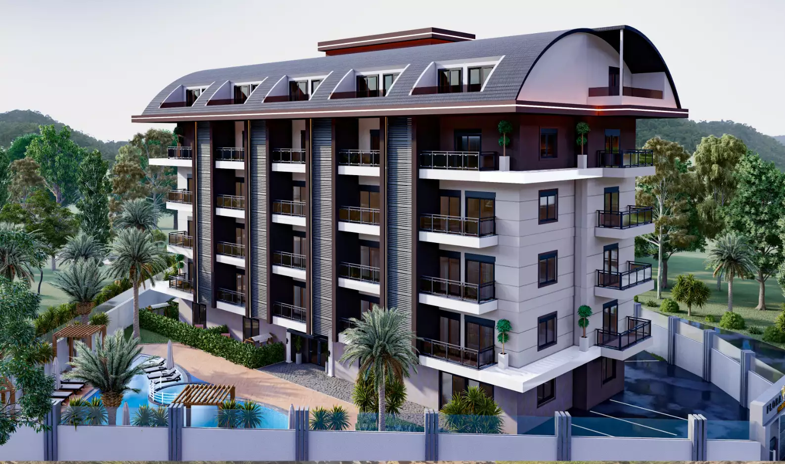 Flat 54m² in Turkey, Oba. Priced at 139500€ rent photo-2