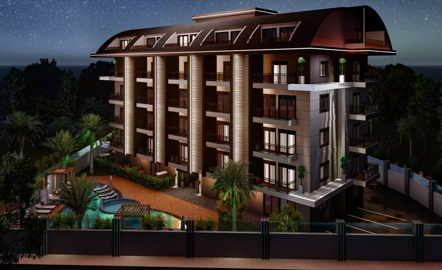 Flat 54m² in Turkey, Oba. Priced at 139500€ rent photo-12