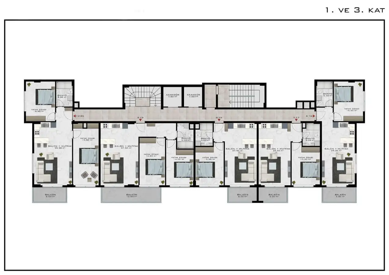Flat 67m² in Turkey, Demirtas. Priced at 123500€ rent photo-28