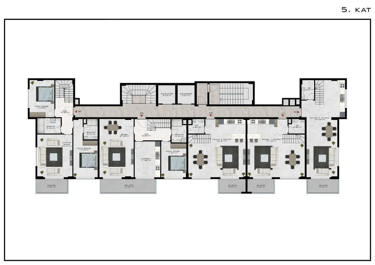 Flat 67m² in Turkey, Demirtas. Priced at 123500€ rent photo-29