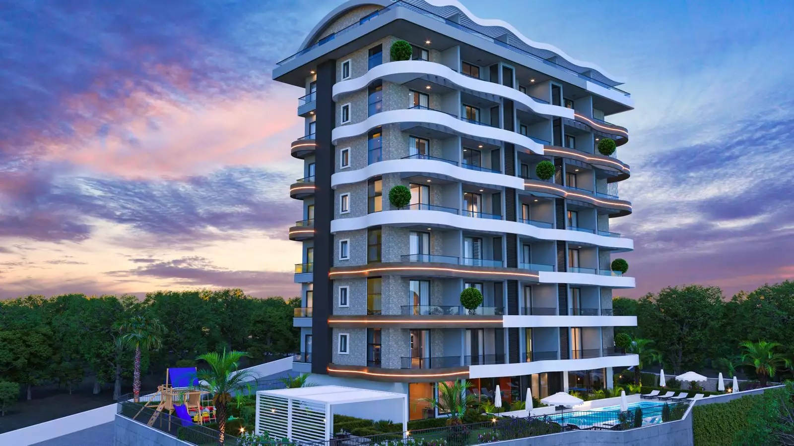 Flat 41m² in Turkey, Avsallar. Priced at 159000€ rent photo-2