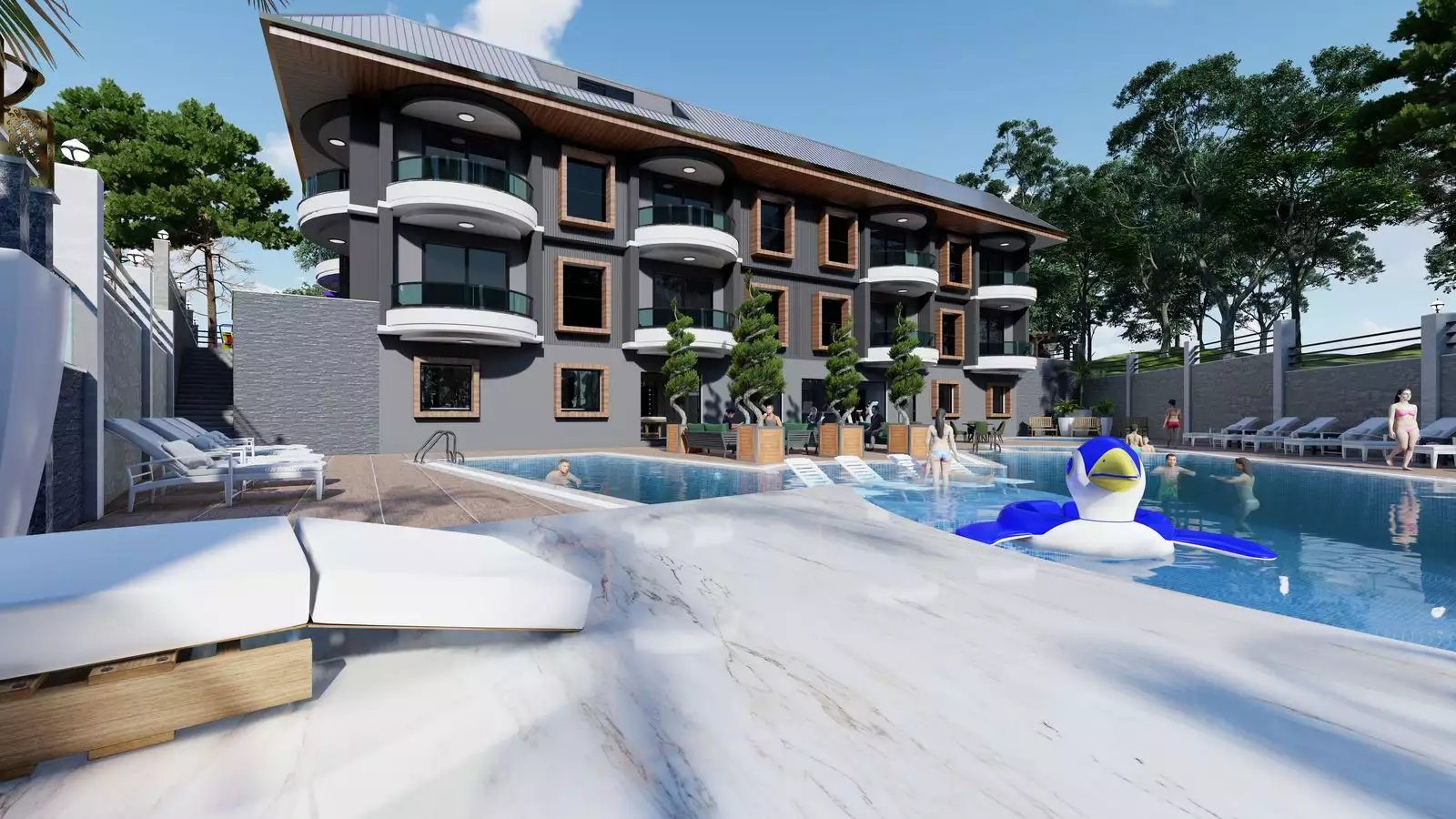 Flat 61m² in Turkey, Avsallar. Priced at 190000€ rent photo-12