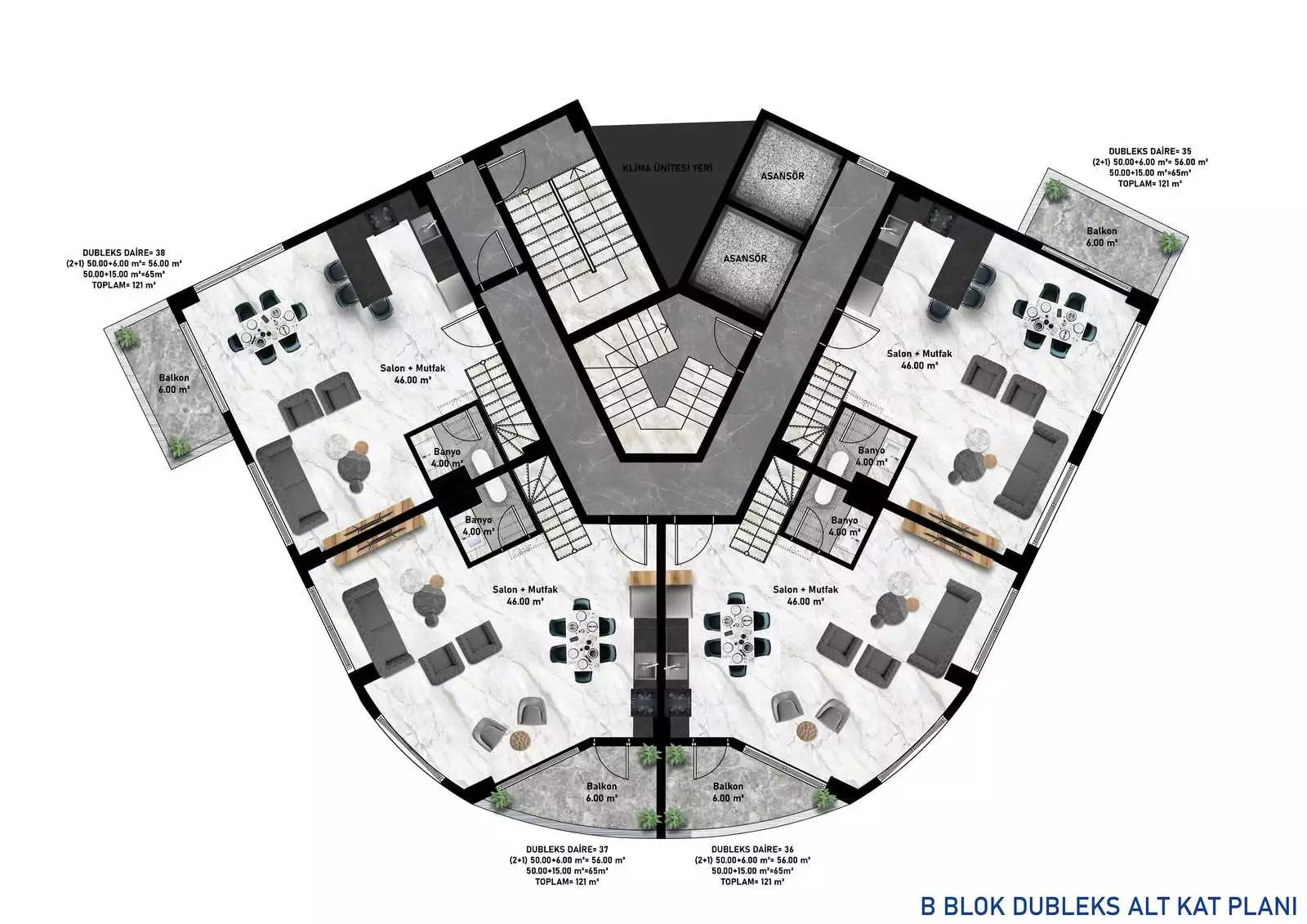 Flat 50m² in Turkey, Avsallar. Priced at 99000€ rent photo-31