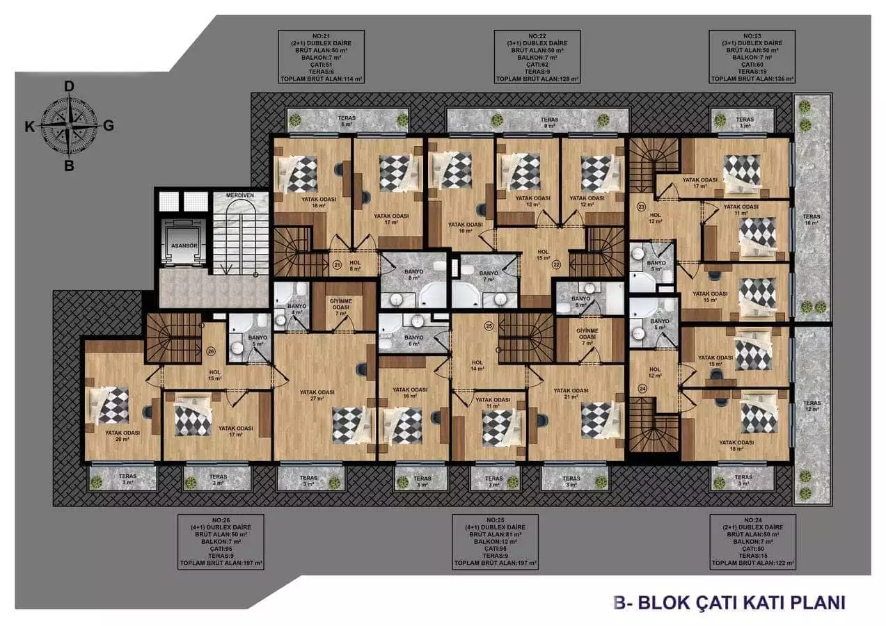 Flat 57m² in Turkey, Konakli. Priced at 93000€ rent photo-23