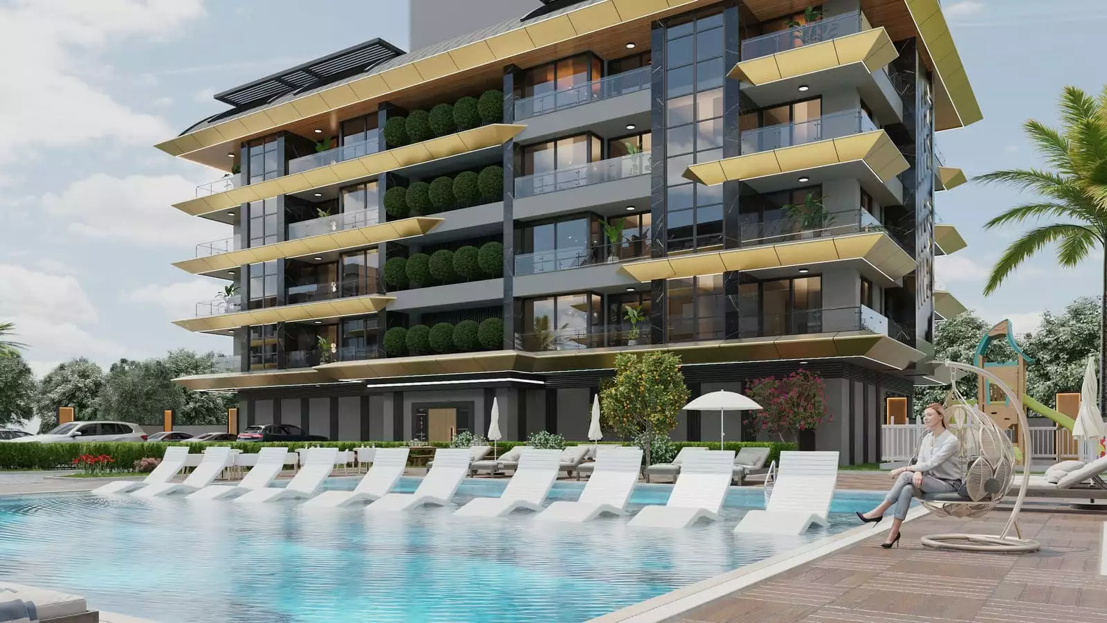 Flat 66m² in Turkey, Kargicak. Priced at 169400€ rent photo-8