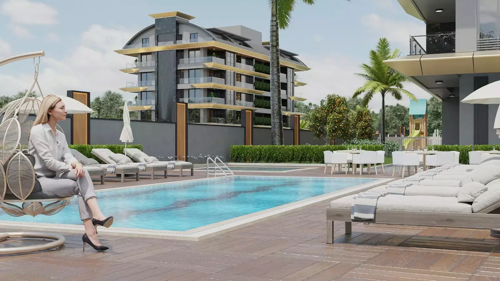 Flat 66m² in Turkey, Kargicak. Priced at 169400€ rent photo-9