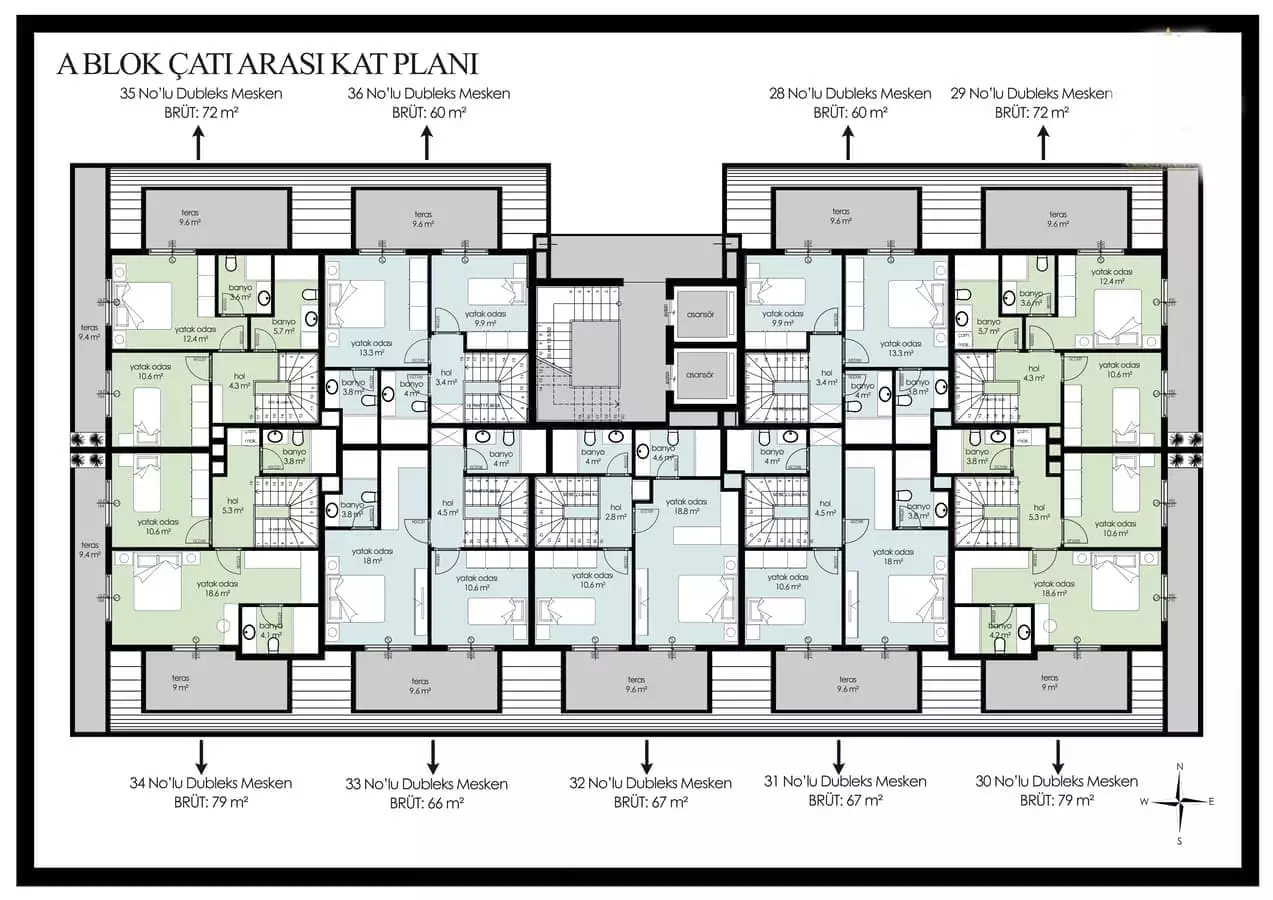 Flat 66m² in Turkey, Kargicak. Priced at 169400€ rent photo-20