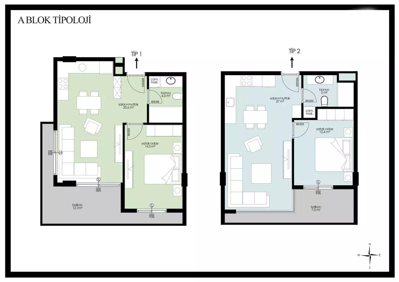 Flat 66m² in Turkey, Kargicak. Priced at 169400€ rent photo-22