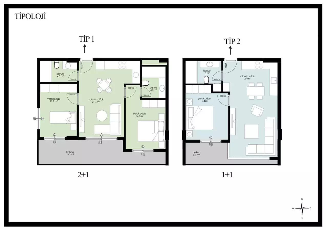 Flat 66m² in Turkey, Kargicak. Priced at 169400€ rent photo-27