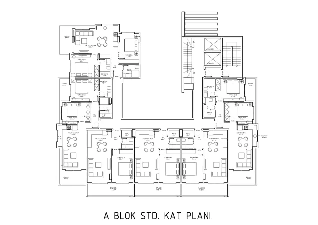 Flat 69m² in Turkey, Alania. Priced at 243400€ rent photo-21