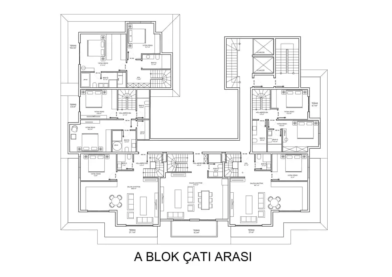 Flat 69m² in Turkey, Alania. Priced at 243400€ rent photo-23