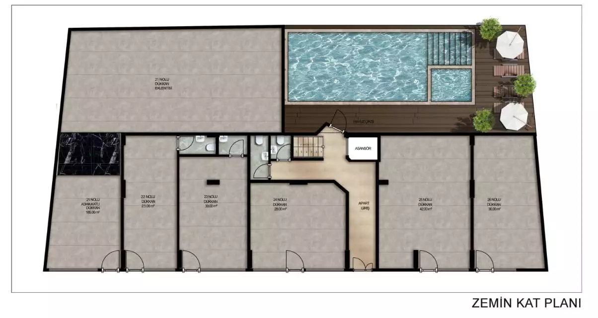 Flat 41m² in Turkey, Alania. Priced at 310000€ rent photo-10