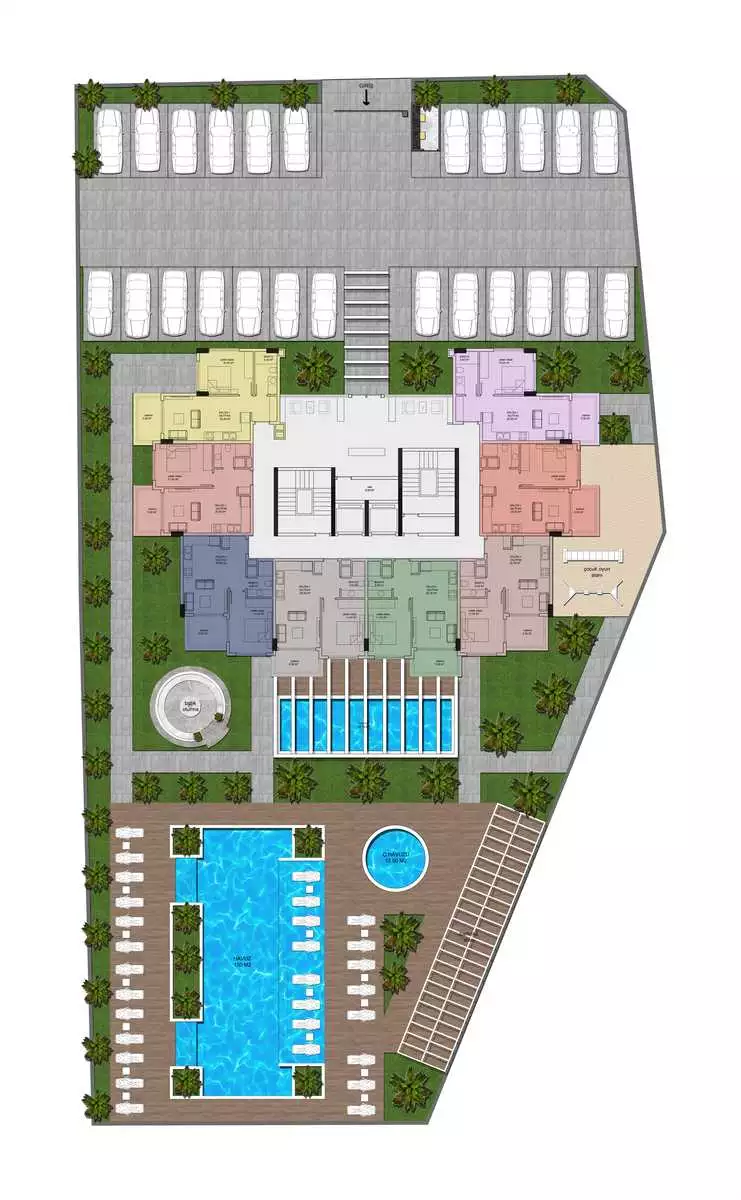 Flat 46m² in Turkey, Avsallar. Priced at 94375€ rent photo-31