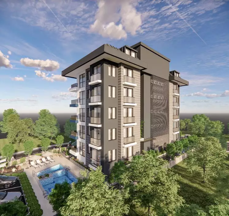 Flat 69m² in Turkey, Oba. Priced at 140250€ rent photo-7