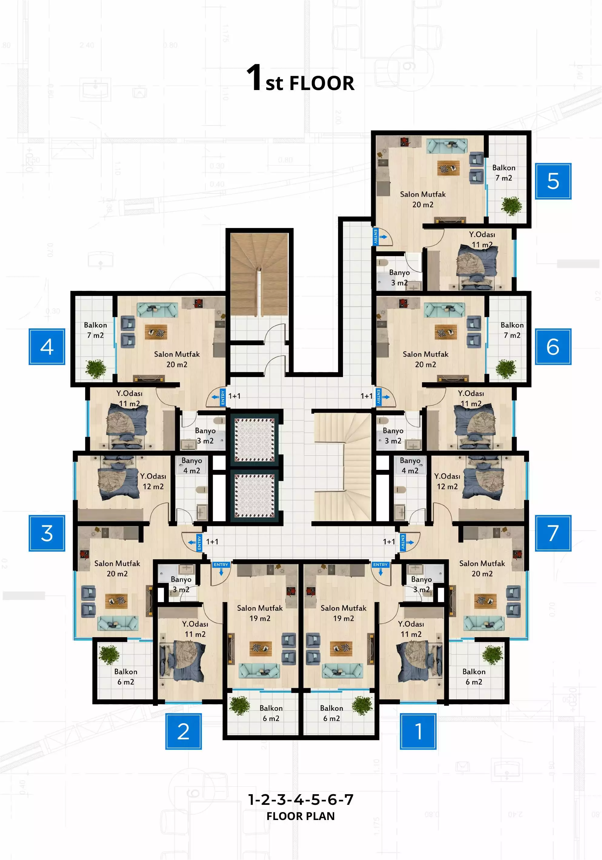 Flat 50m² in Turkey, Mahmutlar. Priced at 115000€ rent photo-26